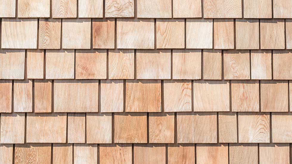 Wood shake roof shingles